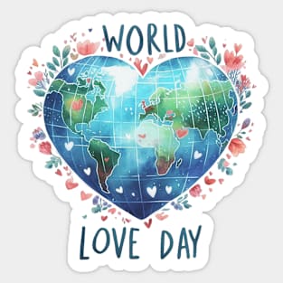 World Love Day Sticker